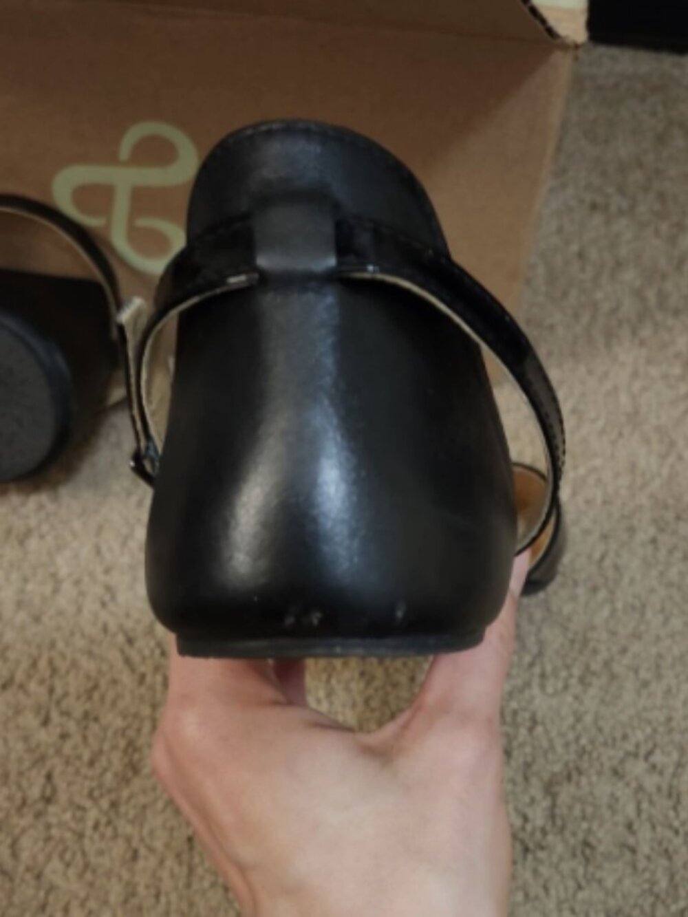 Shapen Ivy Women’s Black Ankle Strap Barefoot Minimalist EU 38 US 8-8.5 - Picture 6 of 7